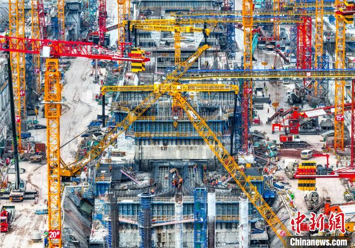 平陆运河枢纽工程船闸主体混凝土浇筑突破240万立方米(图2)